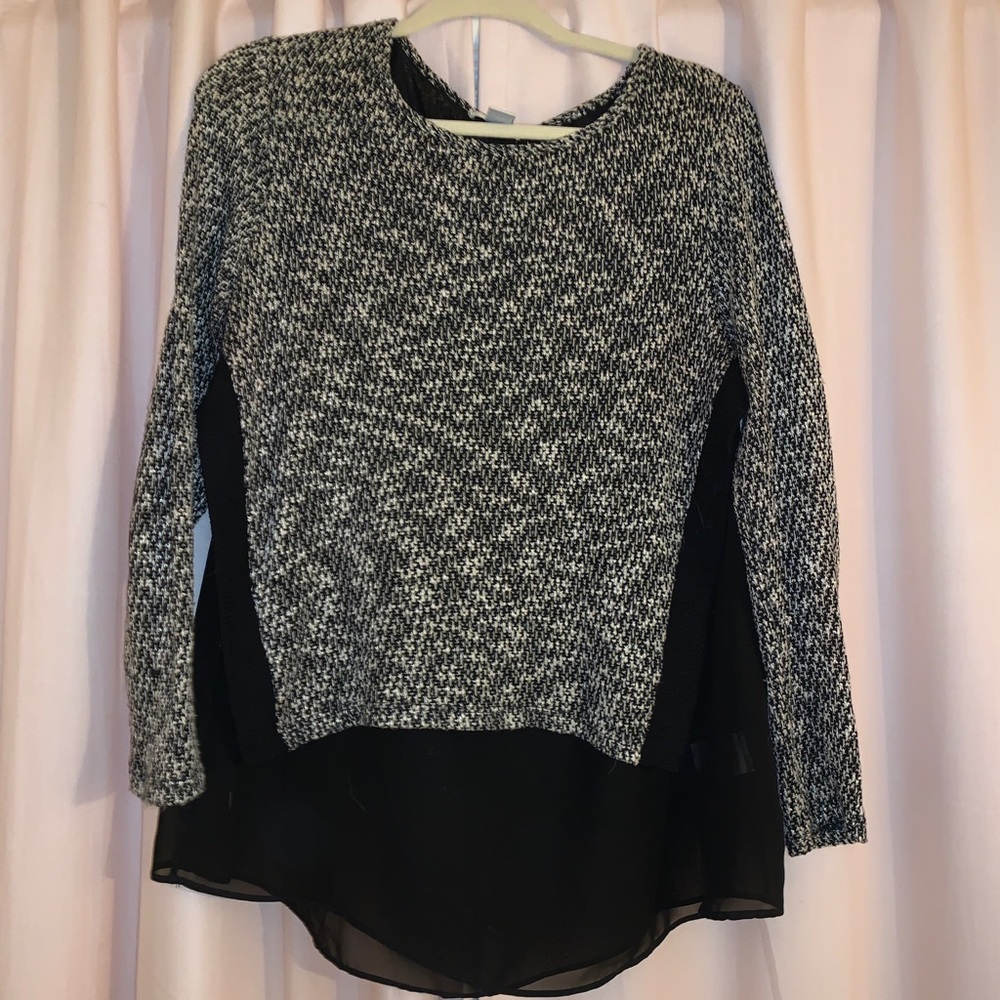 Layered sweater